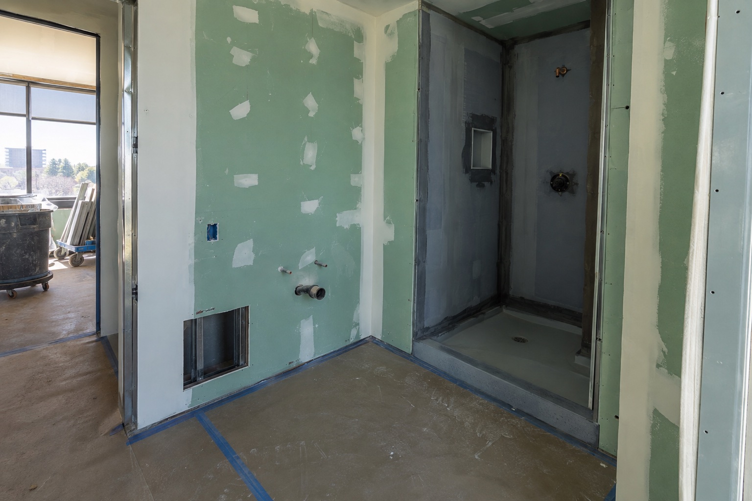 Moisture-resistant interior systems